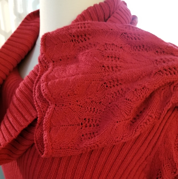 Style & Co. Cowl Neck Swing-Hem Sweater Plus Size - Picture 5 of 7